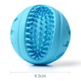 thumbnail image 3 of Dog Chew Ball Rubber: Bouncy Interactive Dog Squeaky Ball Puppy Toothbrush Toy, 3 of 5