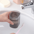 thumbnail image 2 of 2X Toothbrush Storage Box Travel Wash Cup Cartoon Creativity Suitable for Children to Use Toothbrush Cup Pink, 2 of 3