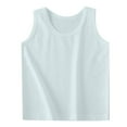 thumbnail image 2 of MKOSPLRT 2-14 Months Cotton Tank Tops for Kids Crew Neck Sleeveless Ribbed Trim Tanks Solid Soft Undershirts Lightweight Tanks, 2 of 6