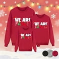 thumbnail image 2 of Wangmeiwg Family Christmas Sweatshirts,Funny Christmas Sweatshirt Family Christmas Sweater Couples Christmas Sweaters Family Christmas Outfits for Pictures 3-4 Years Red, 2 of 5