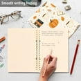 thumbnail image 4 of FORMRS 1-Subject Spiral Notebook 8" x 5" College Ruled 60 Refillable Sheet A5 Hard Cover, 2 Pack, Beige Fall Pumpkin, 4 of 7