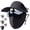 Black, variant on 3 In 1 Summer Cycling Face Mask With Ice Silk Uv Face Shield Cover , Sun Hat & Sunglasses,Full Face, Premium Ice Silk Fabric, Full Coverage Uv Protection For Outdoor Riding​
