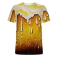 thumbnail image 4 of Birdeem Nouveau T-Shirt de Mode pour Hommes Impression 3D Bière Non Positionnée Manches Courtes Col Rond T-Shirt Décontracté Haut de Sport Blouses, 4 of 5