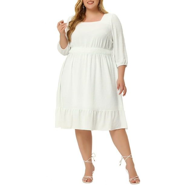 juniors white midi dress Row A Juniors' Tie-Shoulder Straps Embroidered Slim Sweetheart Neck Midi Dress - White YELLOW FLORAL