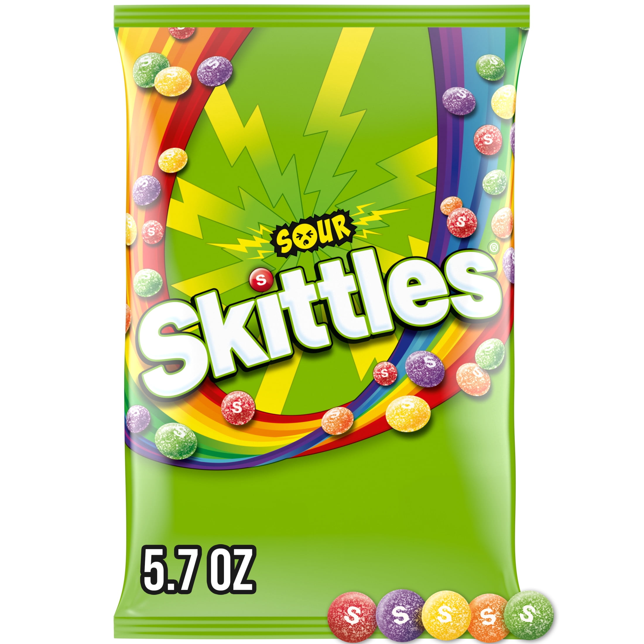 (6 pack) Skittles Sour Chewy Candy - 5.7 oz Bag