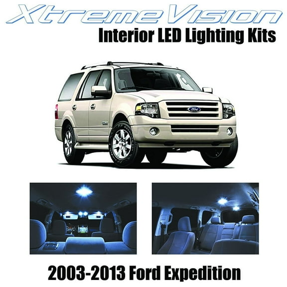 XtremeVision LED for Ford Expedition 2003-2013 14 Pieces Cool White Premium Interior LED Kit Package installation