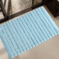 thumbnail image 5 of Yhmxh Non Slip Shower Mat, Non Suction Cup Bathtub Bath Mat with Drain Holes, Heavy Duty Rubber Sturdy Stand Up Shower Stall Tub Mat for Inside Shower, Bathroom, Floor, Pool, SPA (Blue, 16"x28"), 5 of 6