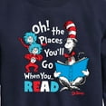 thumbnail image 3 of Dr. Seuss - Oh! Places You'll Go When You Read - Toddler And Youth Crewneck Fleece Sweatshirt, 3 of 6