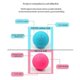 thumbnail image 3 of KSONE Massage Ball 6.3cm Fascia Ball Lacrosse Ball Yoga Muscle Relaxation Pain Relief Portable Physi, 3 of 5