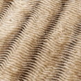 thumbnail image 5 of Home Soft Things Thick Stripe Faux Fur Pillow Covers, 1 piece, 20"x20", Brown, 5 of 8