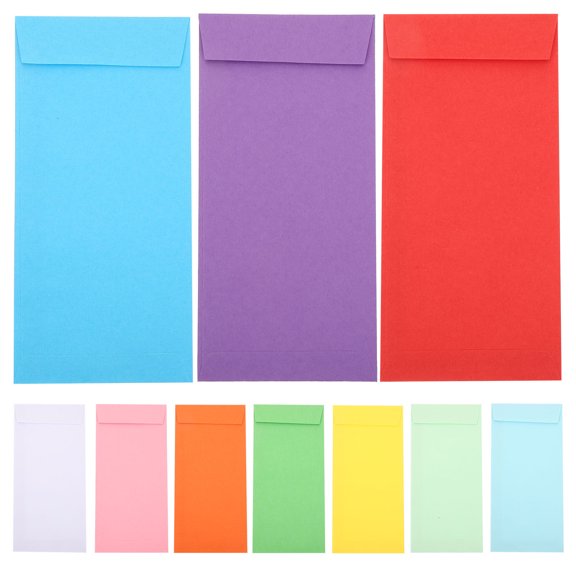120pcs Cash Envelopes Money Envelopes Budget Envelopes Colored Paper Envelopes