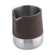 thumbnail image 4 of Jarra para espumar leche, jarra de leche sin asa, almohadilla de agarre de silicona, jarra portátil y fácil de usar para café expreso, para bar y marrón, 4 of 8