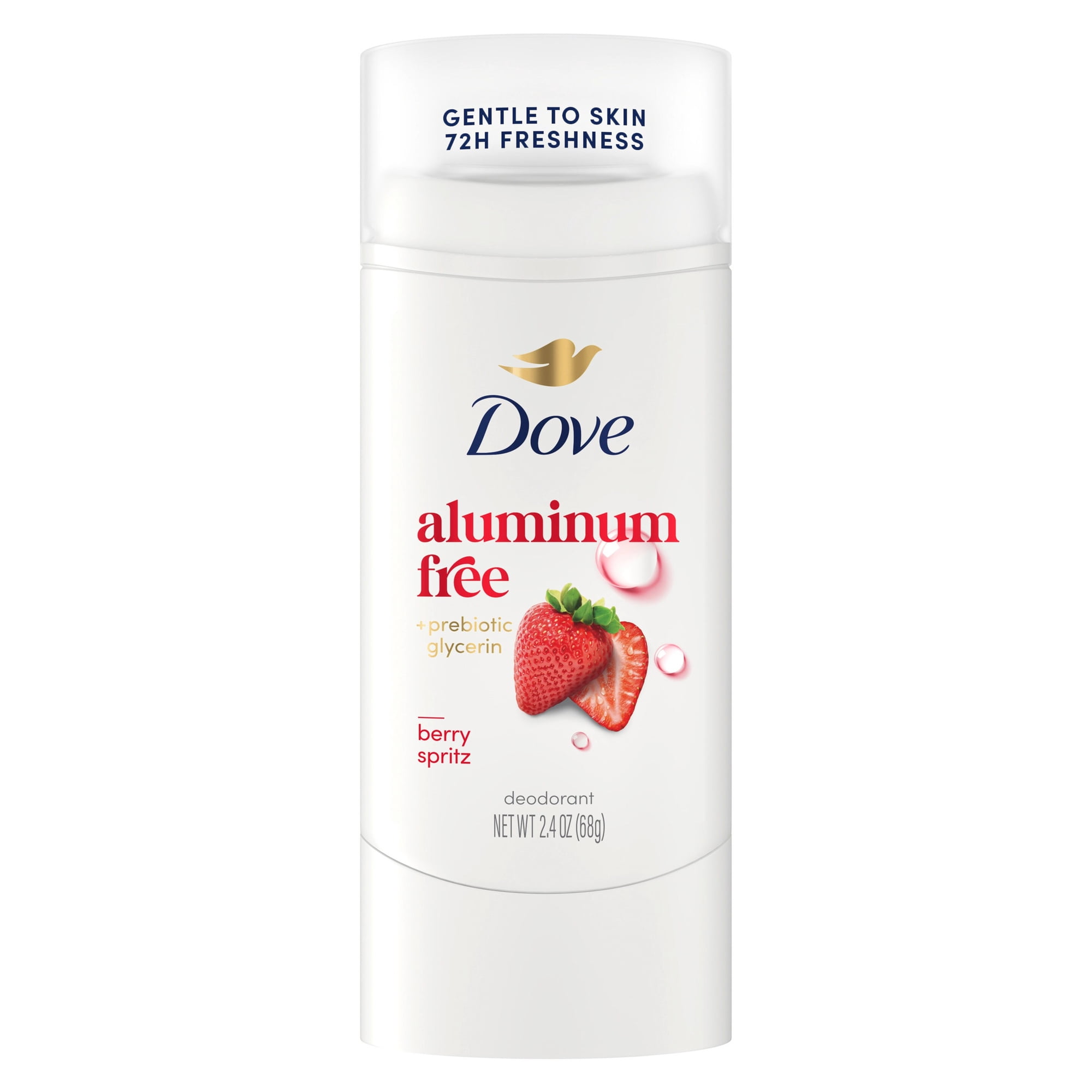 Dove Deodorant Stick for 72 Hour Odor Protection Berry Spritz Aluminum Free, 2.4 oz