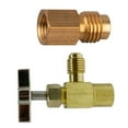 thumbnail image 5 of CENL Self Sealing R1234yf A/C Can Tap 1/2\\\" ACME LH 1/4\\\" SAE Male Fit R12 R134a, 5 of 8