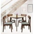 thumbnail image 5 of Kitchen Modern Wood Mandy Round Dining Table Medium Brown Finish, 5 of 8