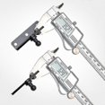 thumbnail image 4 of 10mm Ball Stud Mounting Brackets 2pcs L-type And 2pcs Flat-type With 16pcs Screws For Gas Spring Gas Struts Gas Shock Lift-o-mat, Black-Good, 4 of 5