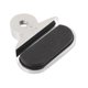 thumbnail image 5 of Silver Zinc Alloy Mirror Holder Clips for Bathroom Wall Glass Accessories 4 Pieces, 5 of 5