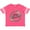 Football Pink and White, variant on Inktastic Big Cousin with Flower Circle Girls Toddler T-Shirt