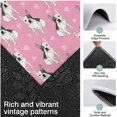 thumbnail image 3 of Pink French Bulldog Love Heart Kitchen Rugs Sets Of 3,Kitchen Runner Rugs Non Skid Washable,Decorative Kitchen Floor Mats for Kitchen,Sink,Laundry,17"x30"+ 17"x47" + 17"x59", 3 of 6