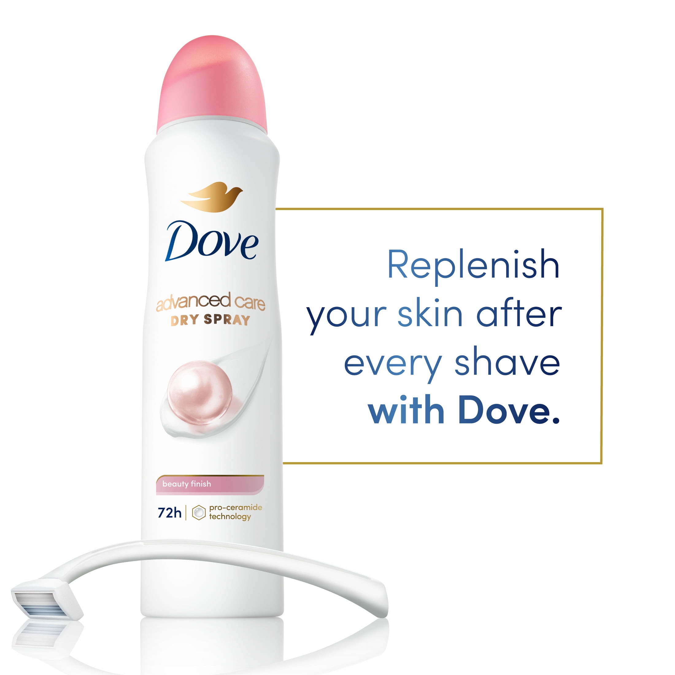 Dove Advanced Care Antiperspirant Deodorant Dry Spray, Floral, 3.8 oz