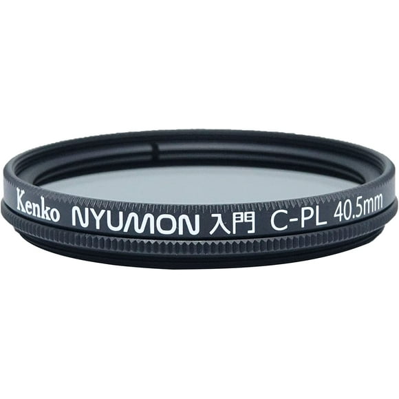 Kenko Nyumon Wide Angle Slim Ring 40.5mm Circular Polarizer Filter, Neutral Grey, Compact (224250)