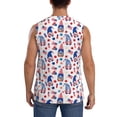 thumbnail image 4 of Balery 4th Of July Camisetas sin mangas para hombre, absorbe la humedad y protege contra el mal olor.-Large, 4 of 7