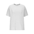 thumbnail image 5 of hoksml Men's Leisure Texture T-Shirts Solid Color Elasticity Short Sleeved Round Neck Shirts Casual Loose Athletic Running Gym Workou Tee Tops, 5 of 6