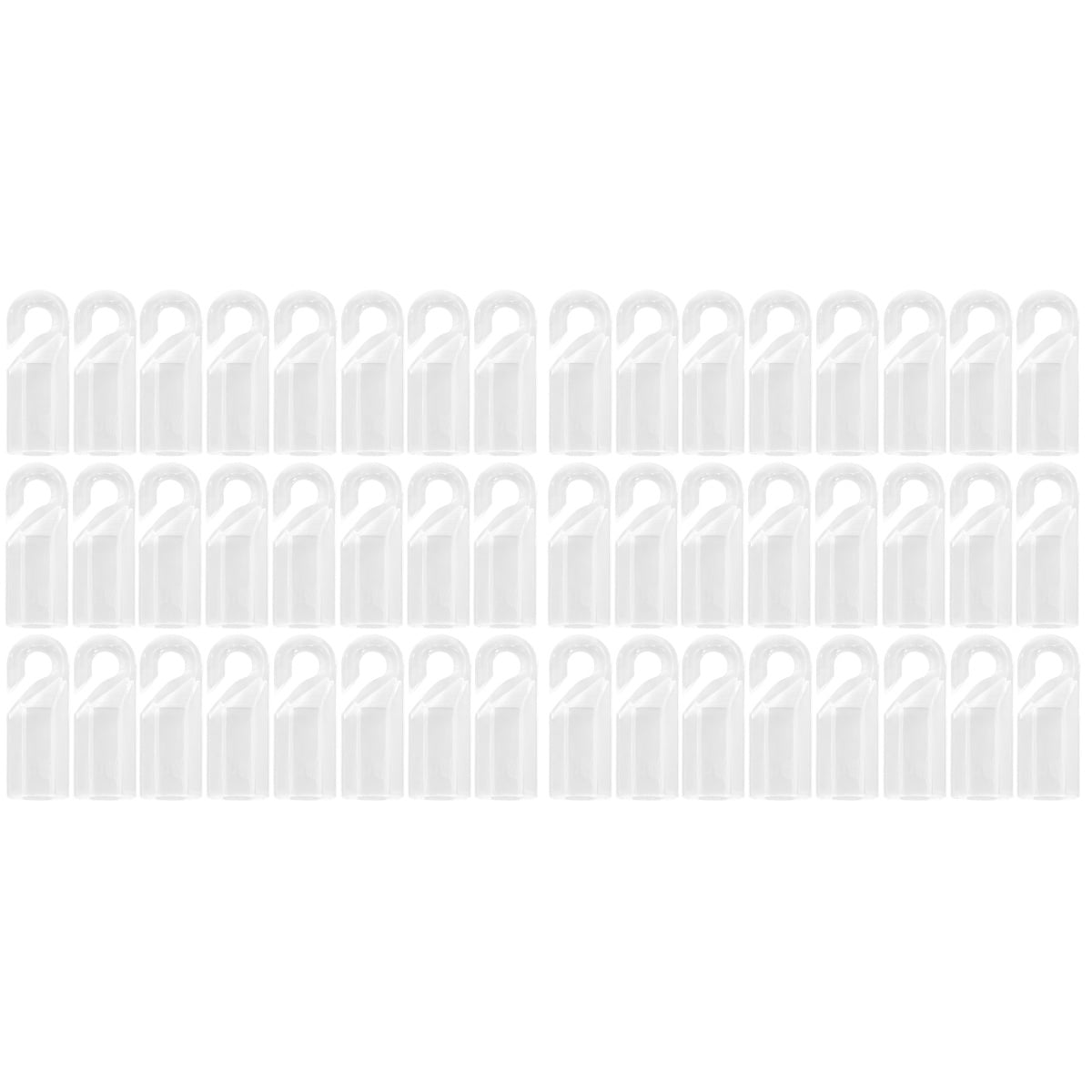 Homemaxs 48 pcs Vertical Blind Wand Rod Tip Hook Wand Tip Hook Sleeve