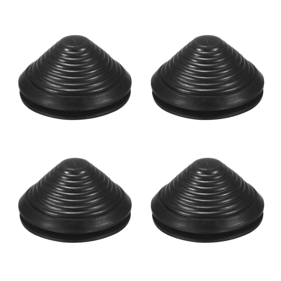 Uxcell 4-Pack Rubber Grommets for Wiring 80mm Tower Shaped Grommet