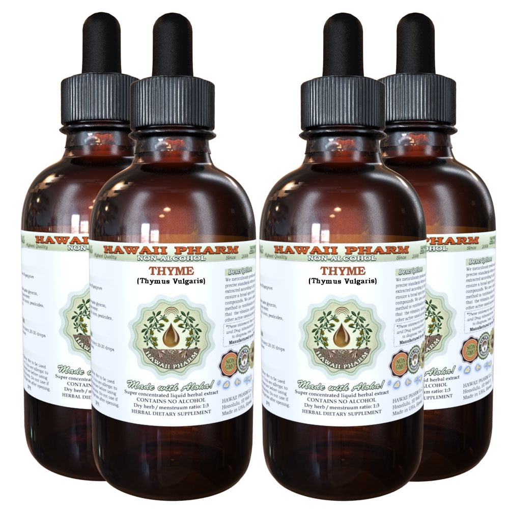 Thyme (Thymus Vulgaris) Glycerite, Organic Dried Leaf AlcoholFree