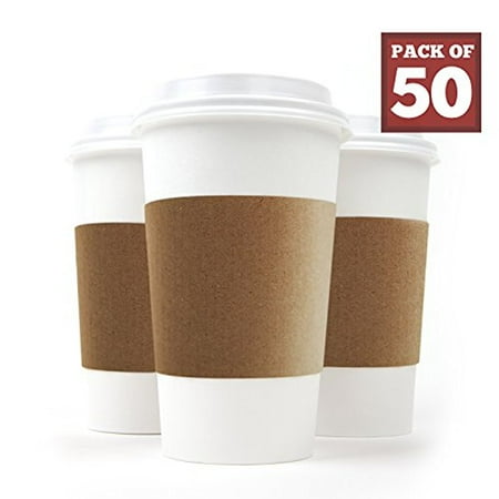 Disposable Paper Coffee Cups Insulated With Lids And Sleeves 12 Disposable Paper Coffee Cups Insulated With Lids And Sleeves 12 Oz 50 Count