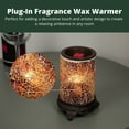 thumbnail image 4 of Dawhud Direct | Vp Home Mosaic Glass Fragrance Warmer Glowing Amber, 4 of 7