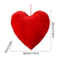 thumbnail image 3 of Adorno colgante de corazón rojo con enredadera | Adorno decorativo de ratán con forma de lágrima y temática de amor | Decoración para el hogar en fiestas de San Valentín, 3 of 6
