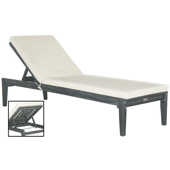 Safavieh Arcata Outdoor Contemporary Sunlounger with Cushion