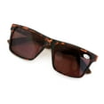 thumbnail image 2 of Men Genuine Bamboo Large Full Lens Sunglasses Reader - Tinted Reading Glasses 145mm Wide NOT BIFOCAL +2.50, 2 of 5