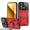 Red, variant on Shockproof Armor Case For Xiaomi 14 Ultra 14Pro 13 13Pro 12T 12TPro 11T 11TPro 13T 13TPro POCO X5 Pro X4Pro X3 X3NFC POCO X6 X6Pro M6Pro Ring Bracket Phone Case For Xiaomi 14 Ultra Back Cover.