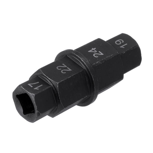 Herramienta de llave de husillo hexagonal Riwesomey 3/8 para motocicleta con adaptador de enchufe