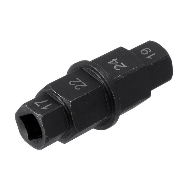 Sidaley Ruedas delanteras de motocicleta de 17/19/22/24mm, llave hexagonal para husillo, herramienta de extracción de controlador, llaves de Accesorios para motos