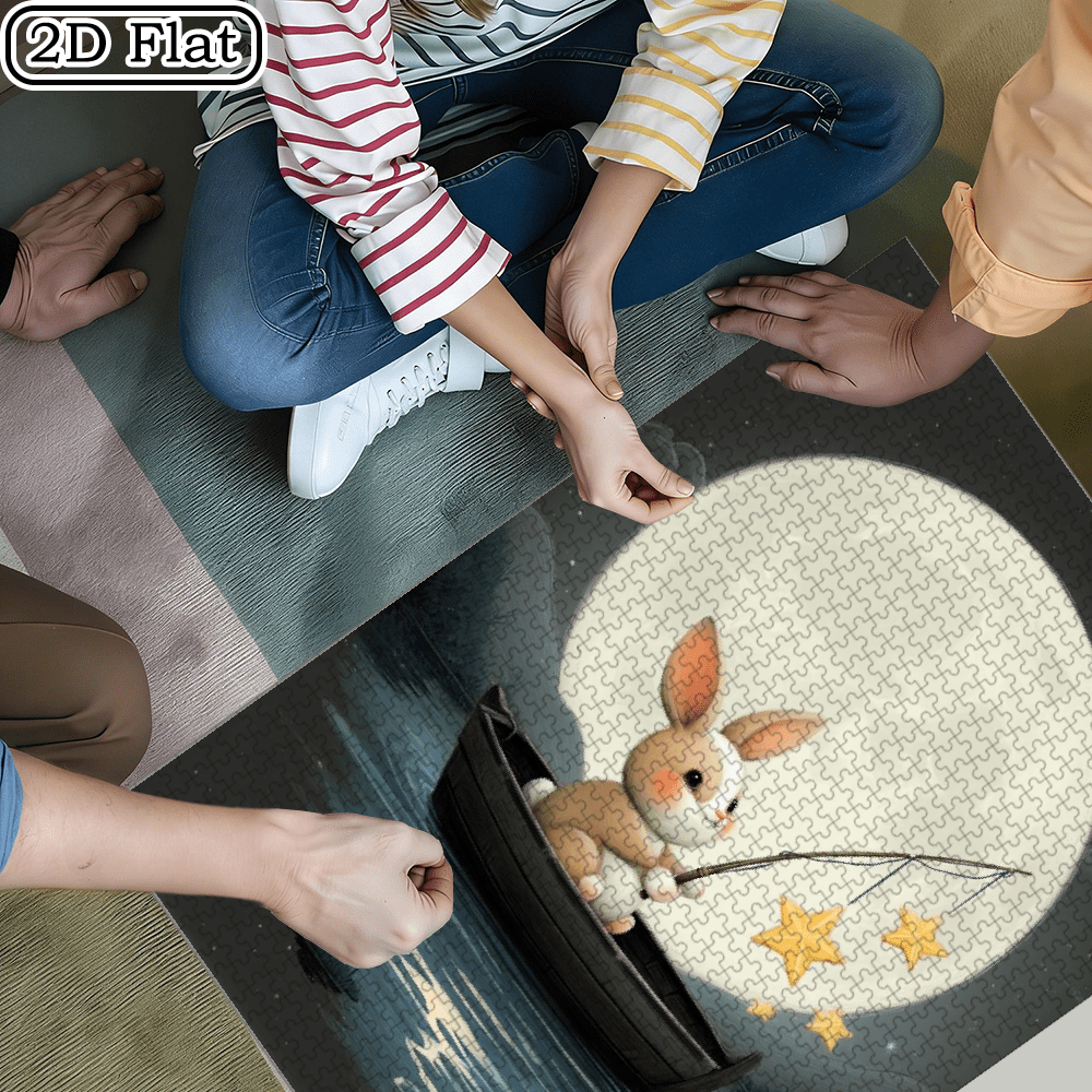 A Box of (1000pcs) Adult Puzzles, Character Landscape Theme, High Difficulty, Suitable for Adults, Family Entertainment, Home Decoration.29.4*19.6 in