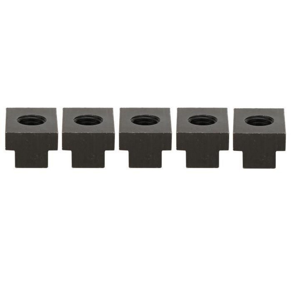 5 Piece Clamp Table Slot Nuts Black Oxide Finish TSlot Nuts M12