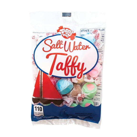 Taffy Town Saltwater Taffy - Assorted | Gourmet | Nougat-Style Candy| Soft & Delicious| Sumer Snack Treats| Party Good Candies | 5 Pounds