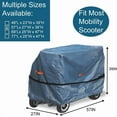 thumbnail image 2 of Scooter Cover Waterproof Outdoor - Heavy Duty Electric Scooter Rain Cover, All-weather Outdoor Protection Mobility Scooter Cover for Storage, 57x27x39", 2 of 6