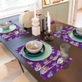thumbnail image 6 of Placemats Set of 4 / 6, Bright Butterflies Placemats for Dining Table Indoor/Outdoors Heat Resistant Washable Placemats 18" x 12", 6 of 8