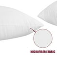 thumbnail image 6 of Lux Decor Collection White Microfiber Throw Pillows (16x16") - Ultra Soft Cushion - Set of 4, 6 of 6