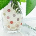 thumbnail image 7 of Wrapables Colorful Dots Washi Masking Tape, Round Circle Stickers for Scrapbooking, Planners, Bullet Points, and Journals 6M Length Total (Set of 2), Purple & Puce, 7 of 7