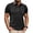 Black -BL15, variant on Nestiefly Men's Polo Shirts Lightweight Short Sleeve Casual Cotton T-Shirt Summer Button Collared Golf Tee with Pocket Khaki 2XL