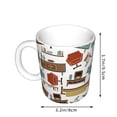 thumbnail image 2 of Yiaed Art Of Living Print Ceramics Coffee,Large Handle Design,Extra Large Tea and Coffee Cup for Office and Home Mugs, 2 of 6