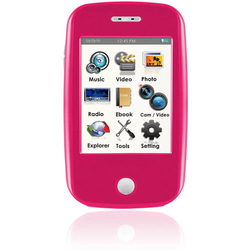 Ematic 4GB MP3 Video Player with 3" Touch Screen and 5MP Camera