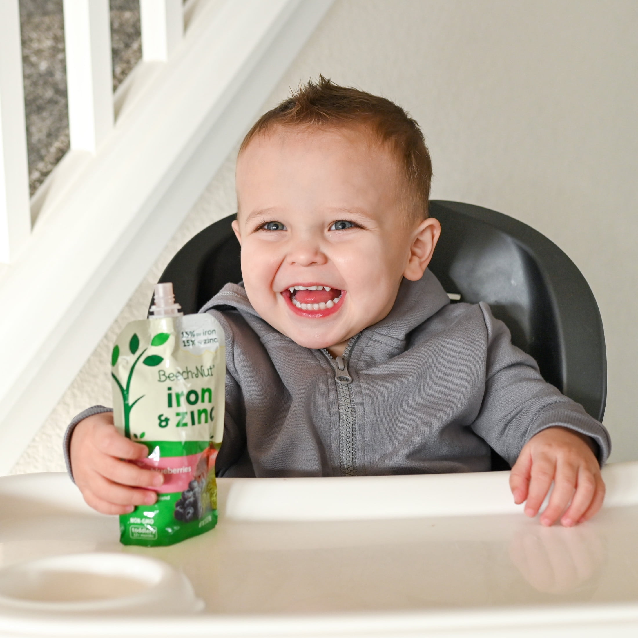 Beech-Nut Protein & Fiber Plus Stage 4 Toddler Food Variety Pack, 3.5 oz Pouch (9 Pack)