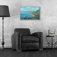 thumbnail image 3 of Epic Art 'Rocky Coastline I' by Tim O'Toole, Acrylic Glass Wall Art, 24"x16", 3 of 3